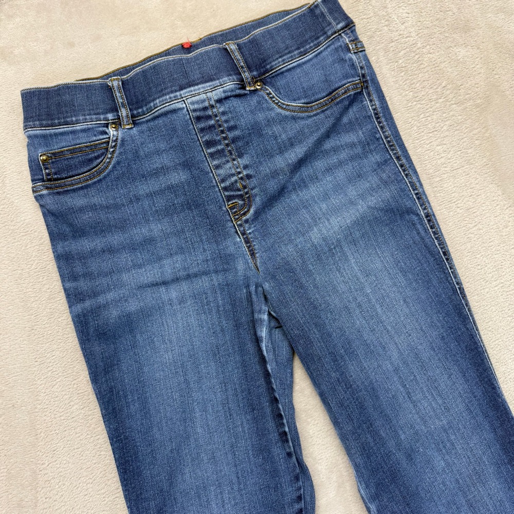 SPANX Blue Flare & Wide Leg Jeans